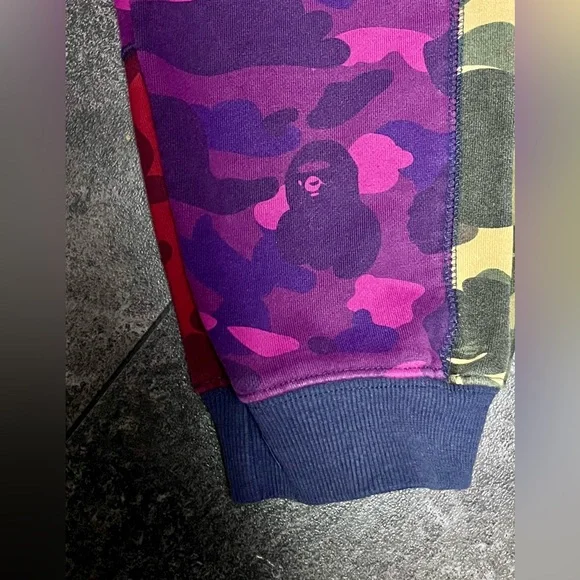 Traded* BAPE Camo Mix Pull on Joggers - The Bathing Ape - Picture 5 of 11